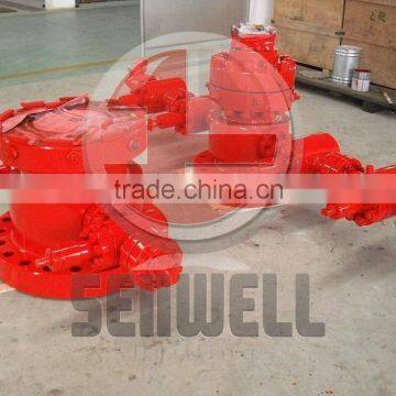 API oilfield metal seals tubing head with flange