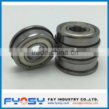 deep groove inch flange ball bearing FR3ZZ miniature bearing 4.762X12.7X3.967MM FR series inch flanged bearing