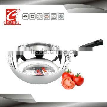 stainless steel wok chinois