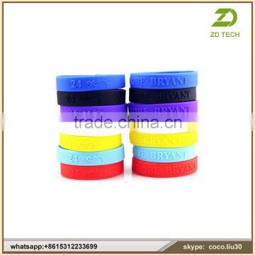 Sport silicone bracelet, Debossed wrisband, Wholesale silicone wrist band ZDS2023