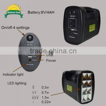 Solar Lighting System for Indoor Rechargeable Solar Led Emergency Light photo-2
