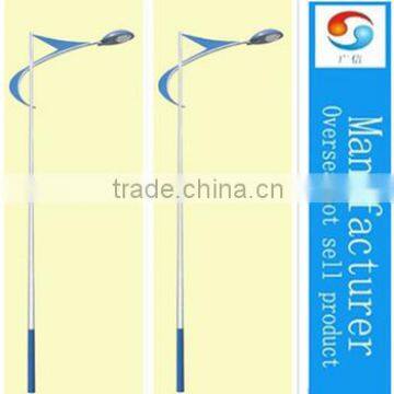 steel tubular lighting pole/light poles/lamps pole
