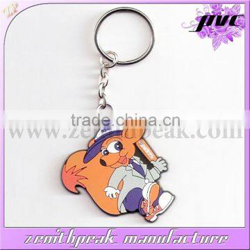 2016 Promotional gifts rubber PVC animal keychain/PVC animal keyring/PVC animal keyholder