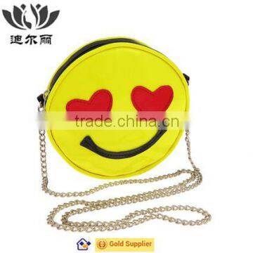 Love Smile Face Cross Body PU Kids Bag