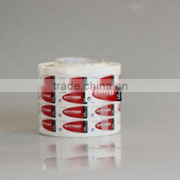 Coated Paper Material Sticker Label Printed