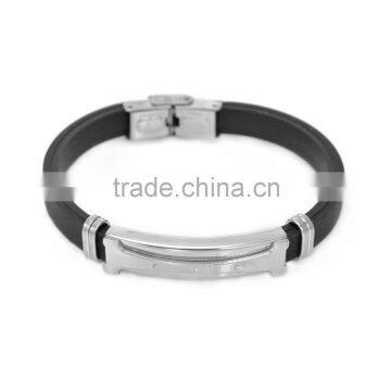 Black Silicone Bracelet photo-1