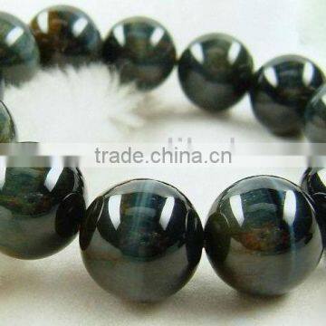 16mm nice natural blue tiger eye handmade gemstone jewelry