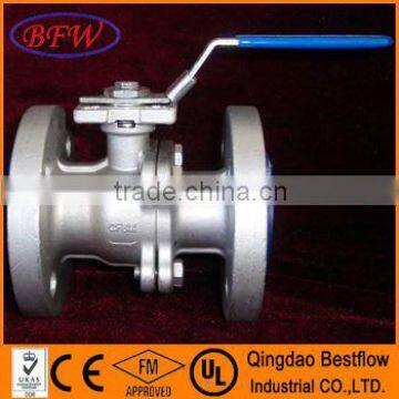 API Flanged 304 / 316 Stainless Steel Ball Valve