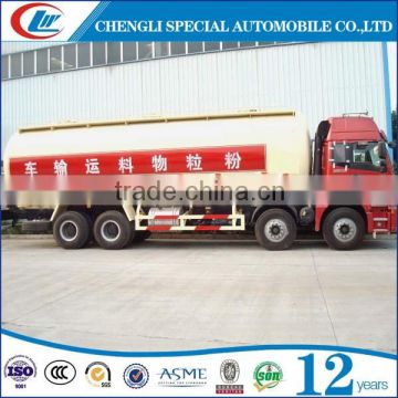 China supplier Cement bulk truck 45T Bulk cement tank truck 8x4 Bulk cement powder transport truck for sale