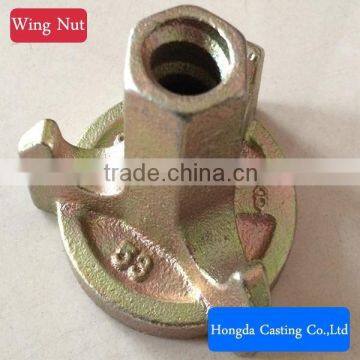 Ductile Iron Galvanized Formwork Wing Nut D12/D15/D20 For Construction photo-2