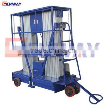 Telescopic electric mobile hydraulic vertical mast man lift for sale