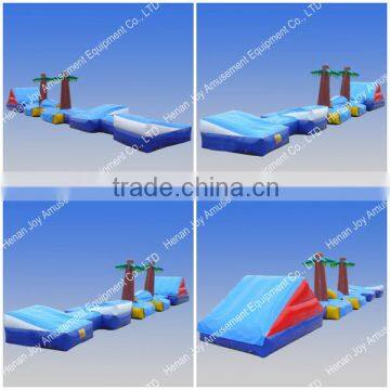 Adult Inflatable Water Floating Games, Palm Tree Floating Island