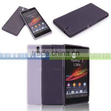 Frosted Soft TPU Rubber Skin Case Manufacturer For Sony Xperia Z L36h