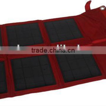 High efficiency solar panel /18W Solar folding outdoor laptop charging bag