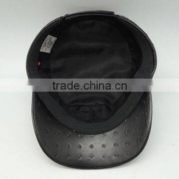 Fashion Punk Polyester Hook and Loop Custom Flat Top Hats photo-4