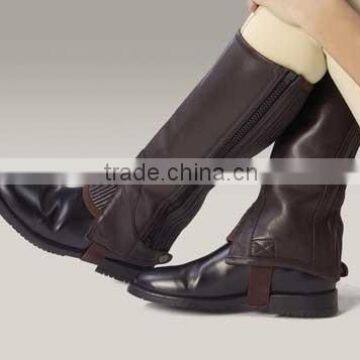 Horse Riding Leather Chaps/ Horse Riding Leather Gaiter/ Equestrian Leather Chap