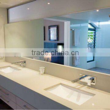 Pure white quartz stone vanity top