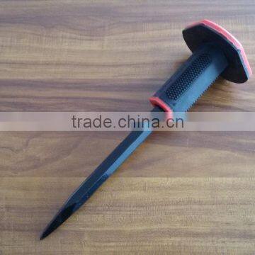 free sample carbon steel material construction tools cold chisel with plsatic handle