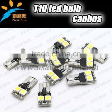 Car Error Free Nonpolar Canbus High Power T10 4smd 5050 Led High Power Led Led Car Bulbs Car Lamp T10 Canbus Led