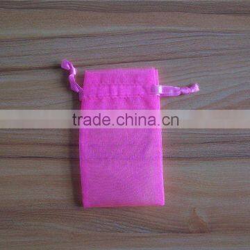 lace organza bags/organza packing pouches/cosmetic travel pouch