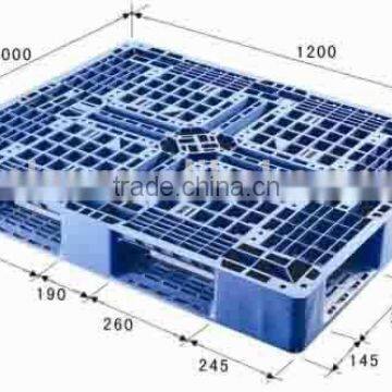 1200*1000mm Plastic Double faced Shipping Pallet