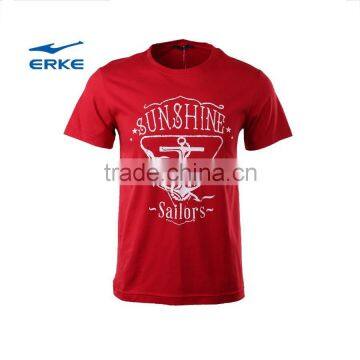 ERKE 2015 Summer Ocean Style Mens Round Neck t Shirt With Big Anchors Short 100% Cotton Sleeve T-shirt for Man Wholesale/OEM photo-2