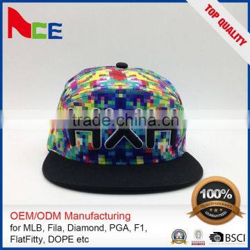 Fashion Snapback Colorful Geometric Baseball Cap Adjustable Cap