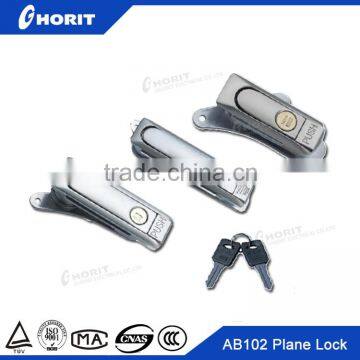 AB102 Zinc Alloy Handle Keyless Cabinet Plane Door Lock for Electrical Panels