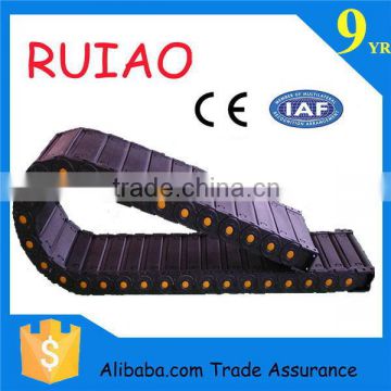 high speed cnc cable chain flexible plastic cable wire tracks energy chain made in china bridge type cable chain carrier