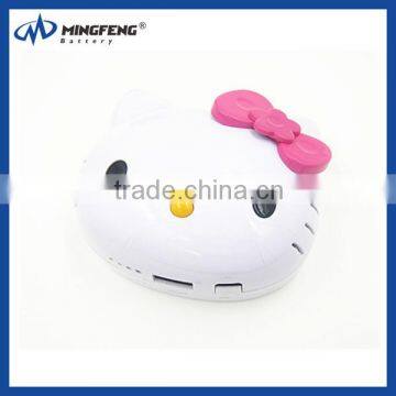 power bank 8000mah with hello kitty shape cartoon design