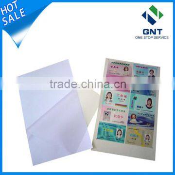 Super whitet inkjet printing pvc sheet for plastic card