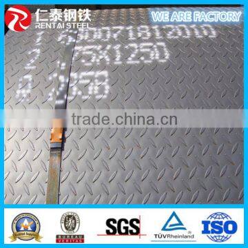 Q195/Q235/Q345/ss400 mild steel checkered plates from China supplier