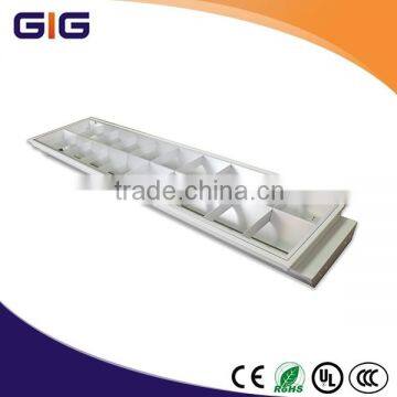 Recessed type T8 fluorescent Grille Lighting fixture