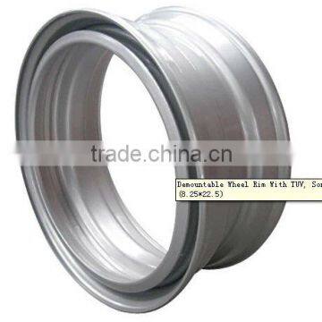22.5x8.25 no disc wheel