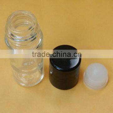 China Cosmetic Glass Roll on Bottle With Plastic Roll on Ball for 10ml Perfume Bottle