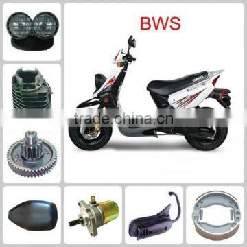 BWS for yamah motorcycle parts rear wheel/front rim/guard comp/speedometer gear/Seat assy to South America market from China