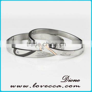 in stock ~~hot sell Low MOQ 316L stainless steel bangle