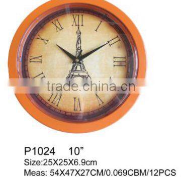 high quality plastic hidden box wall clock