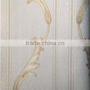 deep embossed home decor vinly wallpaper with beautiful European vines