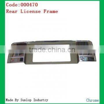 toyota hiace part #000470 Hiace Rear license plate cover chrome license plate for hiace