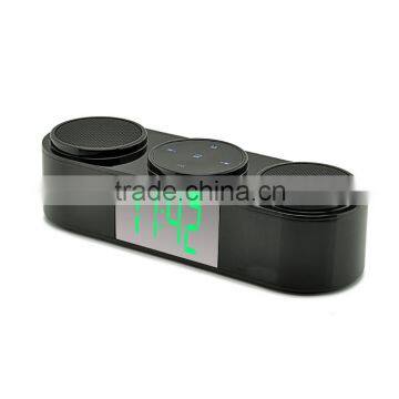 touch control Bluetooth speaker with LED Screen for time oclock