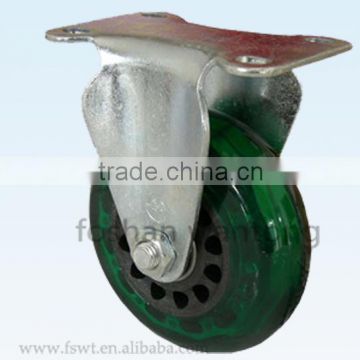 Hot Selling Medium Duty 100mm Fixed Caster And Wheel