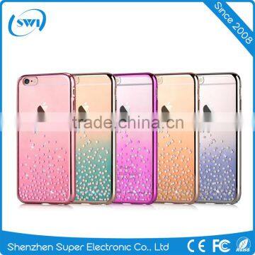 Rainbow Crystal Diamonds Hard PC Back Phone Protective Shell Cover Case For iPhone 6 6S Plus