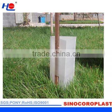 Outdoor Anti-UV Triangle Plastic Corrugated Tree Guard