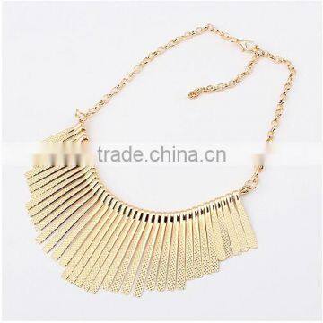 Antique Gold Silver Plated Gun Black Plated Choker Collar Vintage Statement Necklace Women Fashion Necklaces for Women 2014