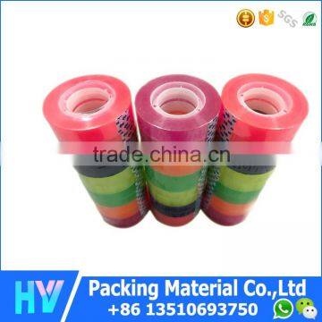 Strong Box sealing bopp stationery tape film adhesive tape