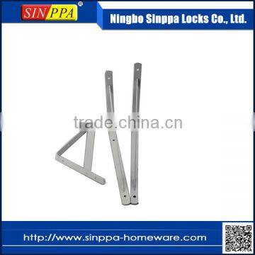 White Heavy Duty 12-by-8 Inch Metal Wall Hardware Triangle Shelf Bracket photo-3