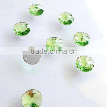 Peridot sew on crystal beads for wedding dresses