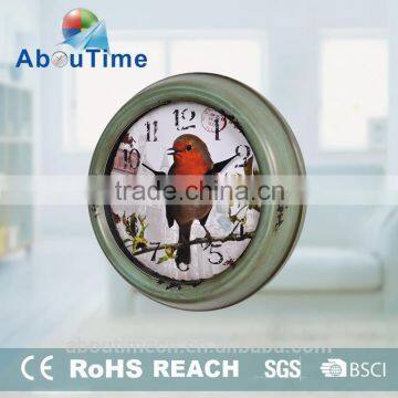 New Product Rectangular Wrought Iron Radio Controlled Wall Clock photo-2