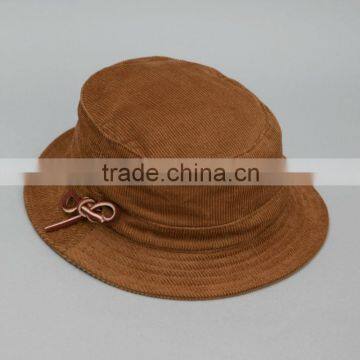 Quality Short Brim Cotton Corduroy Blank Bucket Hat Wholesales